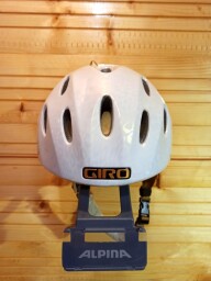 PRILBA GIRO PRIMA WHITE-SILVER 52-56CM